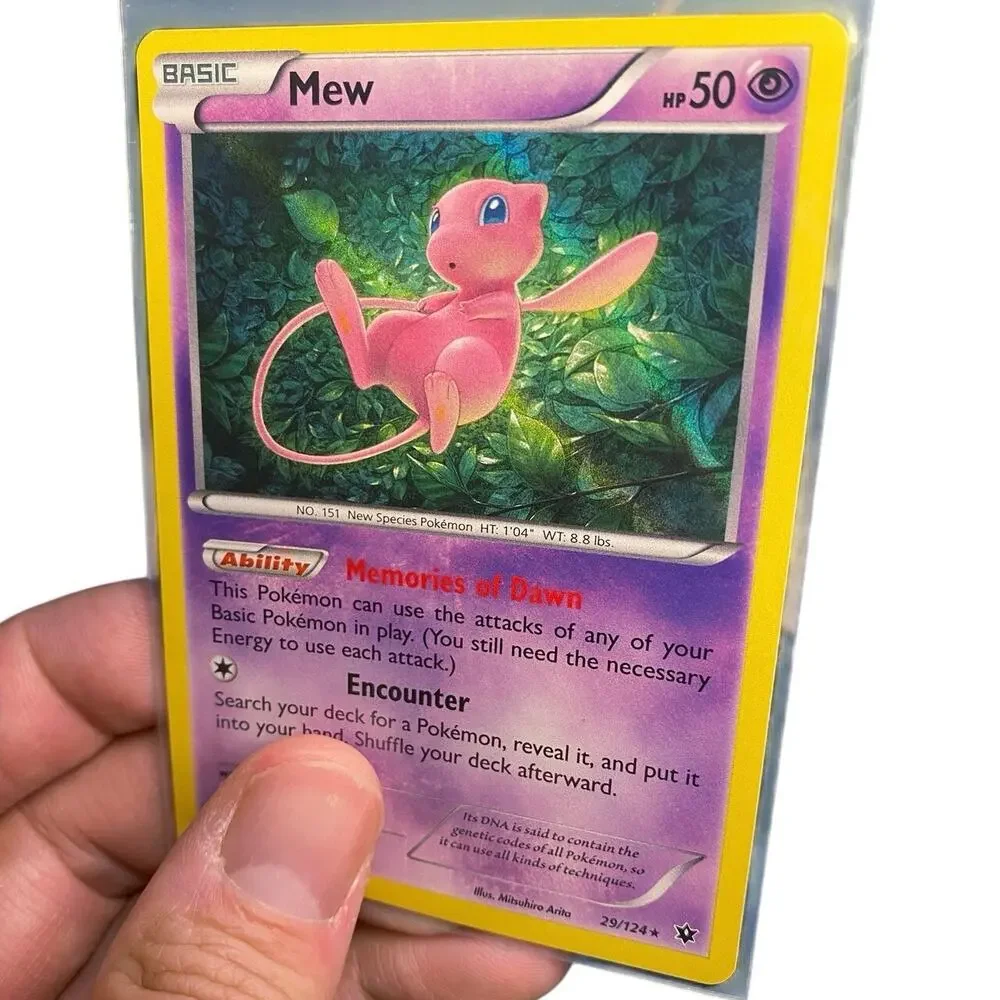 Pokemon TCG Mew 29/124 XY Fates Collide water Ripple Holo Card